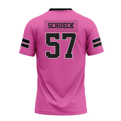 Arkansas - NCAA Football : Thomas Schueck - Pink Premium Football Jersey