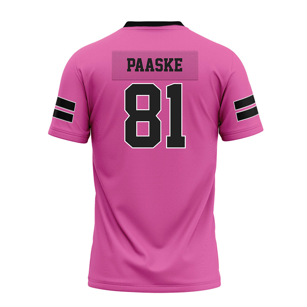 Arkansas - NCAA Football : Andreas Paaske - Pink Premium Football Jersey