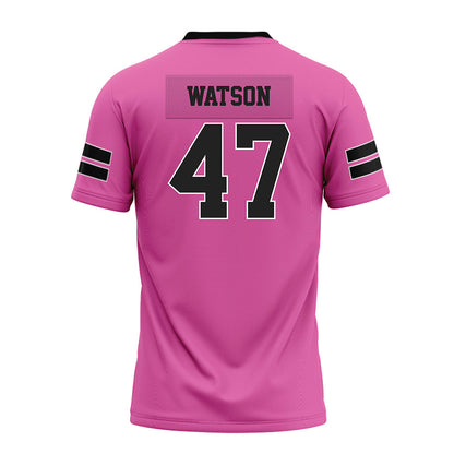 Arkansas - NCAA Football : Braylon Watson - Pink Premium Football Jersey