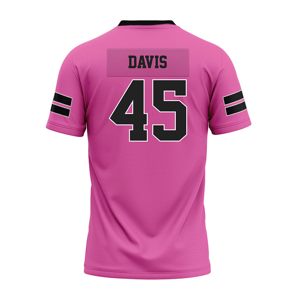 Arkansas - NCAA Football : Preston Davis - Pink Premium Football Jersey