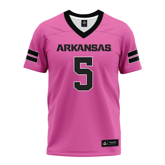 Arkansas - NCAA Football : Ja'kayden Ferguson - Pink Premium Football Jersey-0