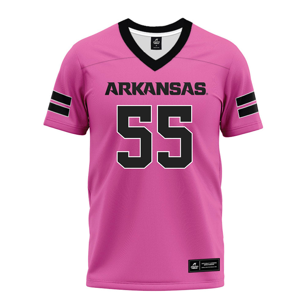 Arkansas - NCAA Football : Fernando Carmona - Pink Premium Football Jersey