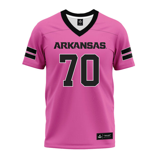 Arkansas - NCAA Football : Blake Cherry - Pink Premium Football Jersey-0