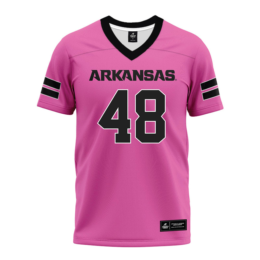 Arkansas - NCAA Football : Joseph Whitt Jr - Pink Premium Football Jersey