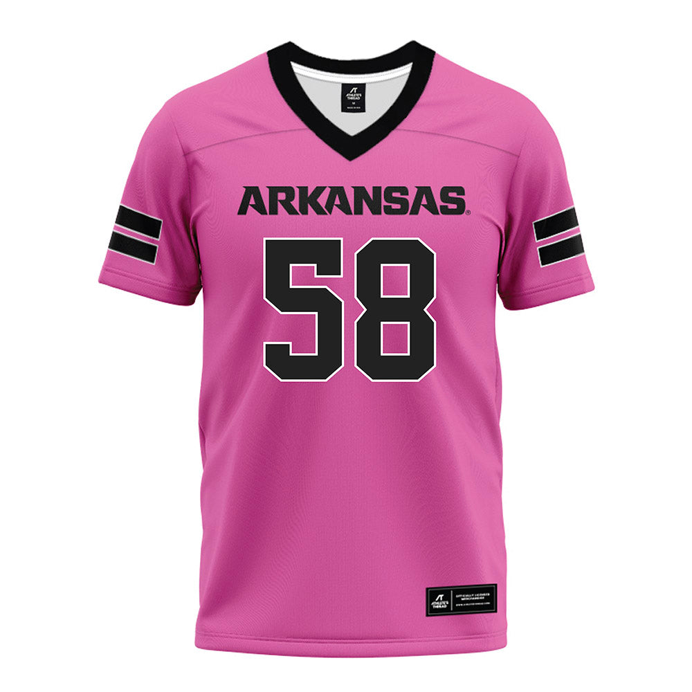 Arkansas - NCAA Football : Timothy Dawn - Pink Premium Football Jersey