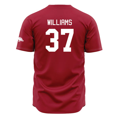Arkansas - NCAA Baseball : Luke Williams - Cardinal Jersey