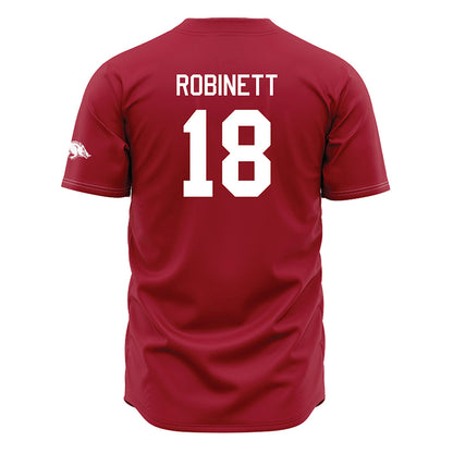 Arkansas - NCAA Baseball : Reese Robinett - Cardinal Jersey