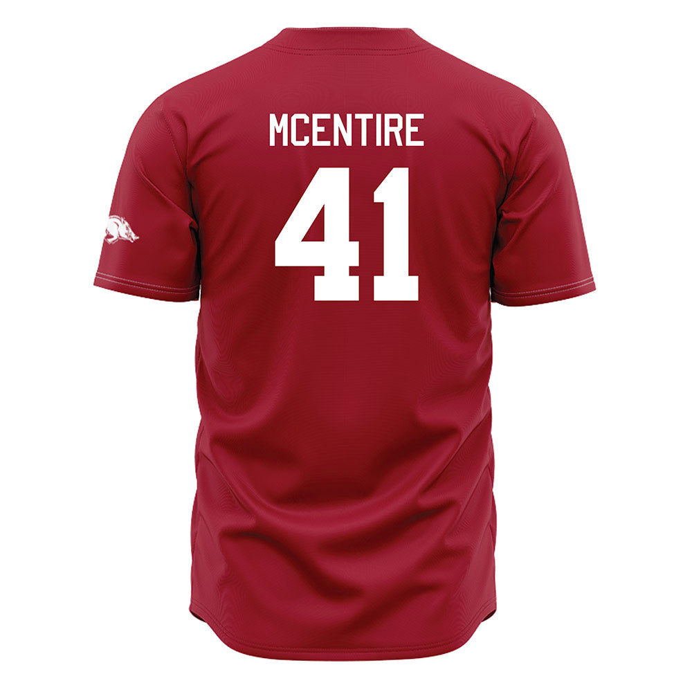 Arkansas - NCAA Baseball : Will McEntire - Cardinal Jersey