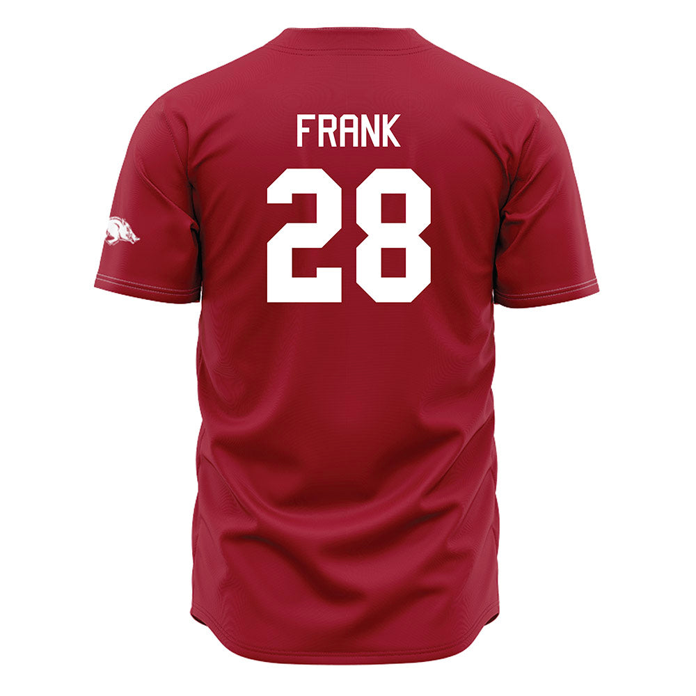 Arkansas - NCAA Baseball : Koty Frank - Cardinal Jersey