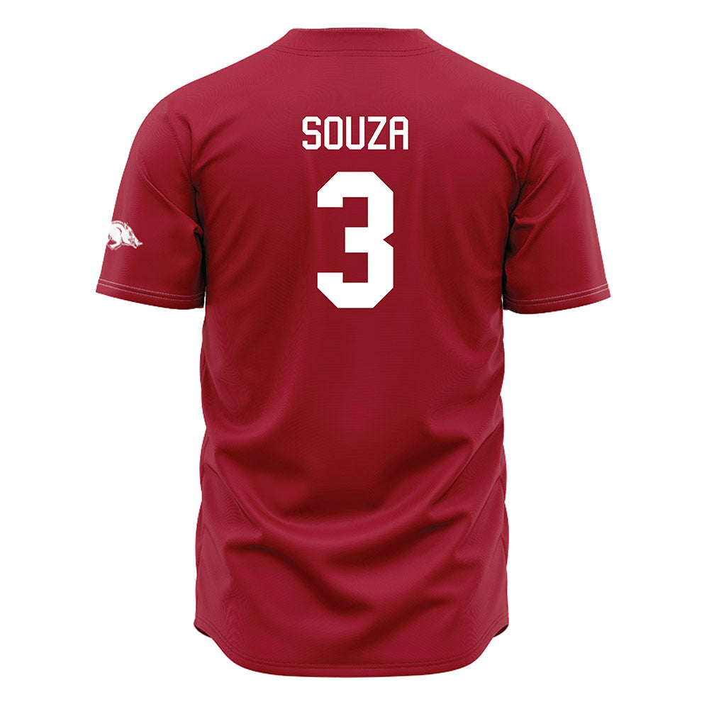 Arkansas - NCAA Baseball : Nolan Souza - Cardinal Jersey