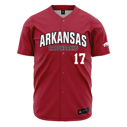 Arkansas - NCAA Baseball : Zack Stewart - Cardinal Jersey-0