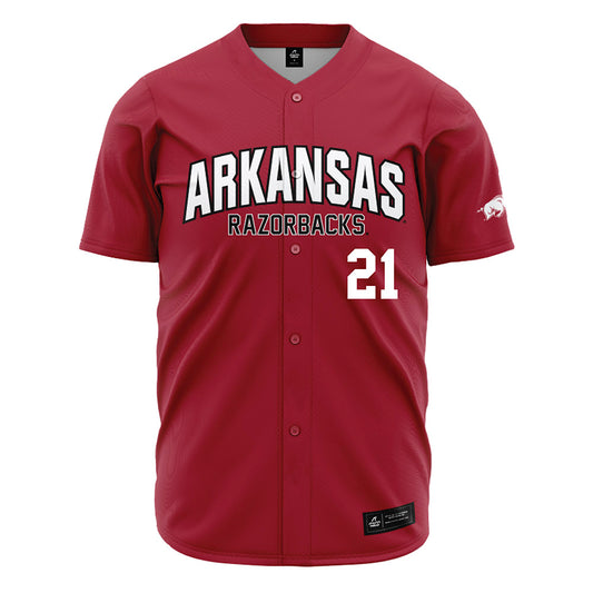 Arkansas - NCAA Baseball : Brenton Clark - Cardinal Jersey