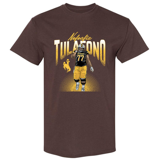 Wyoming - NCAA Football : Nofoafia Tulafono - Individual Caricature T-Shirt