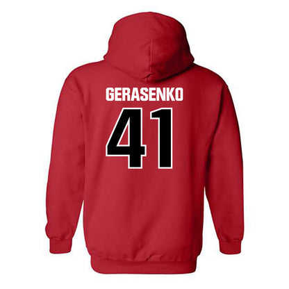 St. Francis - NCAA Football : Andy Gerasenko - Classic Shersey Hooded Sweatshirt-1