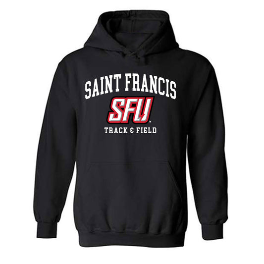 St. Francis - NCAA Men's Track & Field : Carson Uber - Classic Shersey Hooded Sweatshirt-0