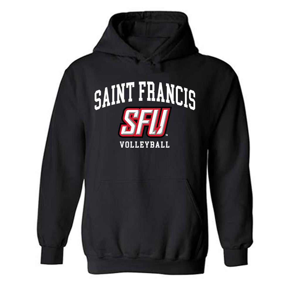 St. Francis - NCAA Men's Volleyball : Avery Farabaugh - Classic Shersey Hooded Sweatshirt-0