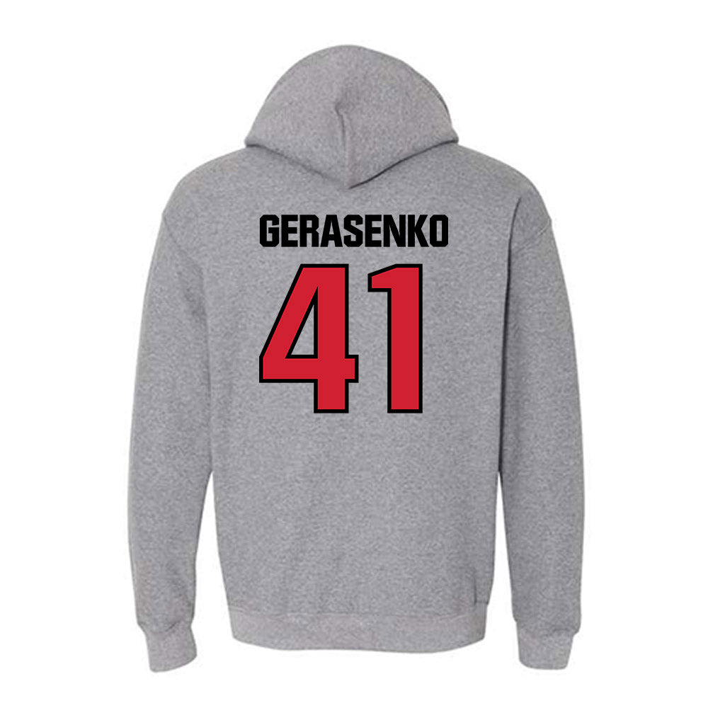St. Francis - NCAA Football : Andy Gerasenko - Classic Shersey Hooded Sweatshirt-1