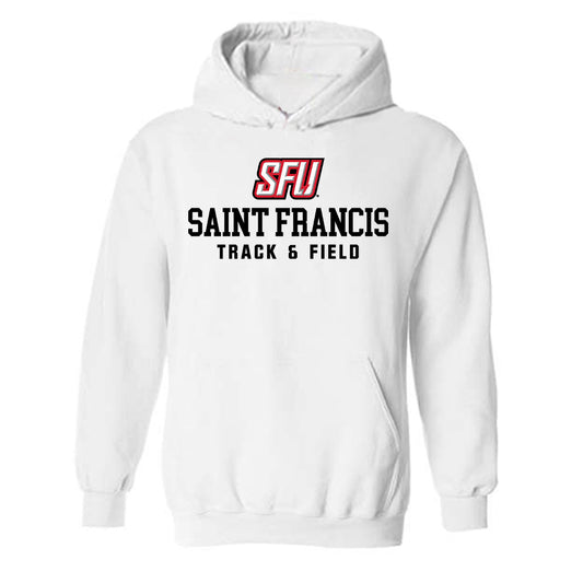St. Francis - NCAA Men's Track & Field : Carson Uber - Classic Shersey Hooded Sweatshirt-0