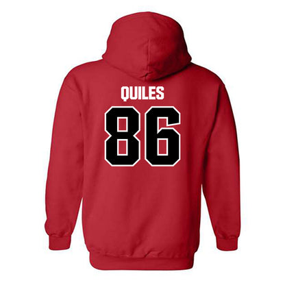 St. Francis - NCAA Football : Efrain Quiles - Classic Shersey Hooded Sweatshirt-1