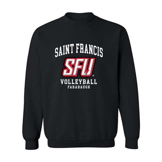 St. Francis - NCAA Men's Volleyball : Avery Farabaugh - Classic Fashion Shersey Crewneck Sweatshirt-0