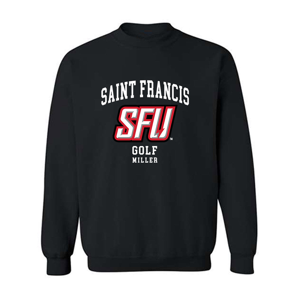 St. Francis - NCAA Men's Golf : Joseph Miller - Classic Fashion Shersey Crewneck Sweatshirt-0