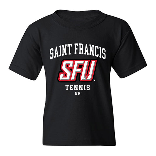 St. Francis - NCAA Men's Tennis : Jonah Ng - Classic Fashion Shersey Youth T-Shirt-0