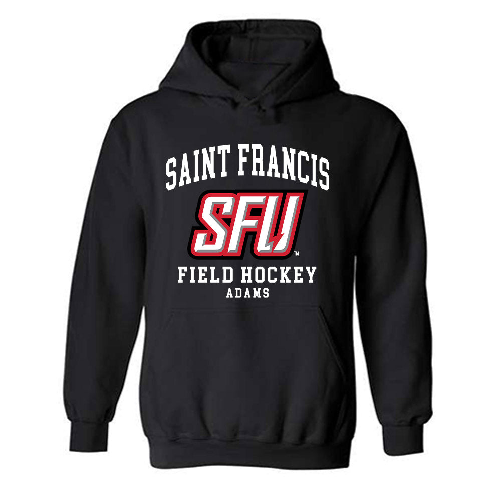 St. Francis - NCAA Women's Field Hockey : Hailee Adams - Classic Fashion Shersey Hooded Sweatshirt-0