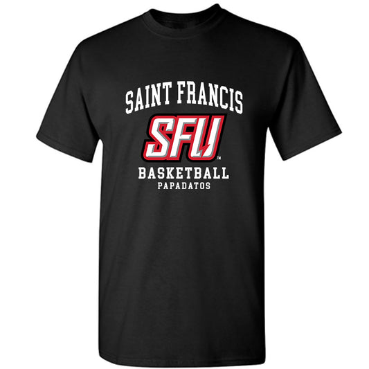 St. Francis - NCAA Men's Basketball : Paris Papadatos - Classic Fashion Shersey T-Shirt-0