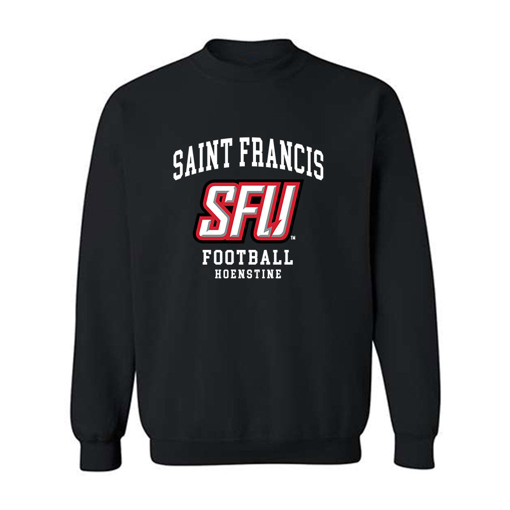 St. Francis - NCAA Football : Jeff Hoenstine - Classic Fashion Shersey Crewneck Sweatshirt-0
