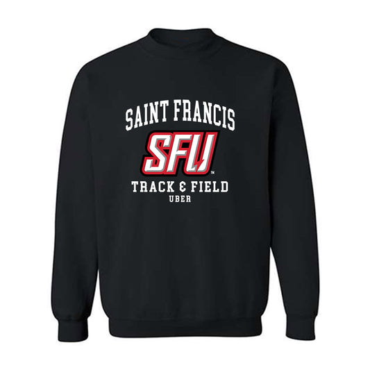 St. Francis - NCAA Men's Track & Field : Carson Uber - Classic Fashion Shersey Crewneck Sweatshirt-0