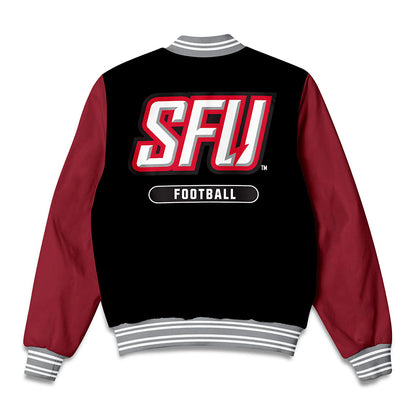 St. Francis - NCAA Football : Jeff Hoenstine - Bomber Jacket-1