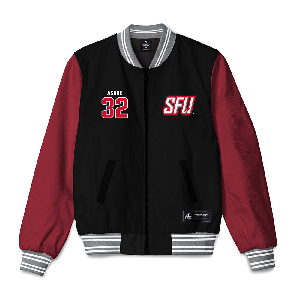 St. Francis - NCAA Men's Basketball : Kofi Asare - Bomber Jacket-0