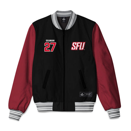 St. Francis - NCAA Men's Soccer : Ryan Seaman - Bomber Jacket-0
