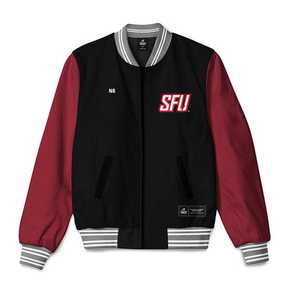 St. Francis - NCAA Men's Tennis : Jonah Ng - Bomber Jacket-0