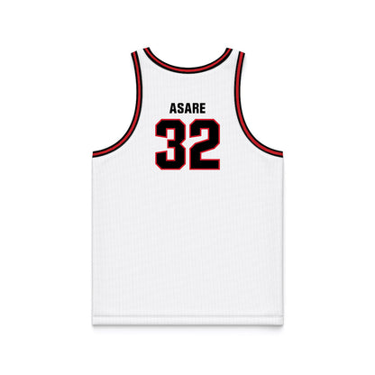 St. Francis - NCAA Men's Basketball : Kofi Asare - White Basketball Jersey-1