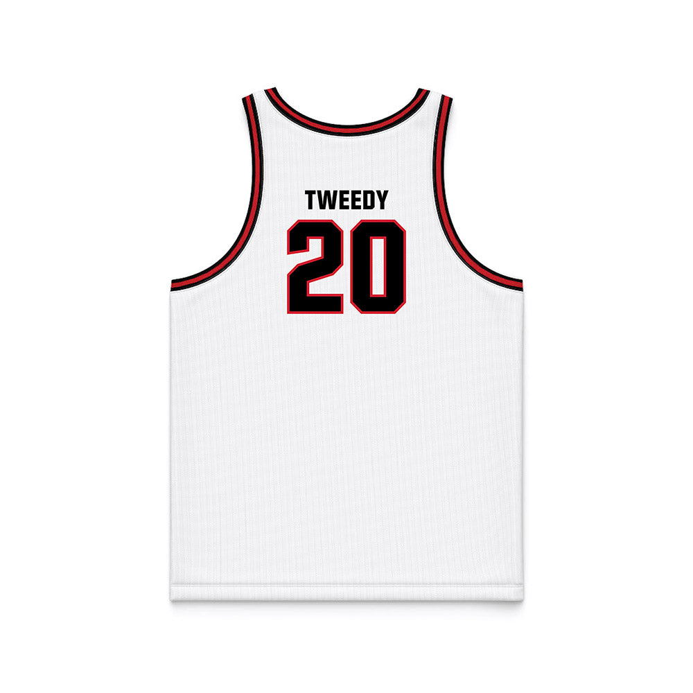 St. Francis - NCAA Men's Basketball : Cameron Tweedy - White Basketball Jersey-1