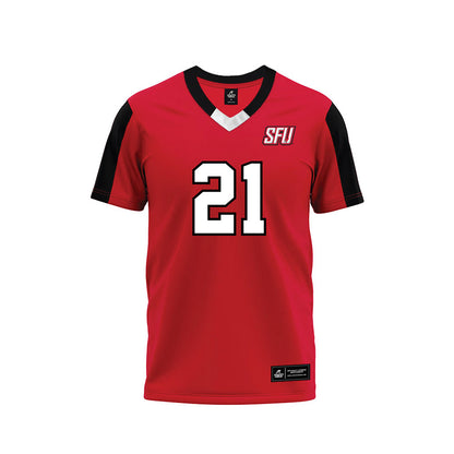 St. Francis - NCAA Football : Jordan Theodore - Red Football Jersey-0
