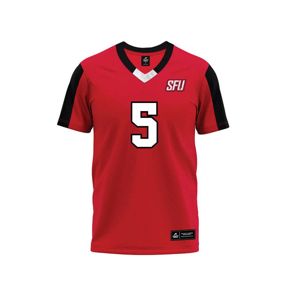 St. Francis - NCAA Football : Payton Wehner - Red Football Jersey-0