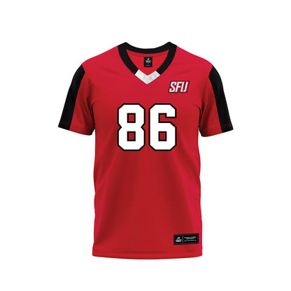St. Francis - NCAA Football : Efrain Quiles - Red Football Jersey-0