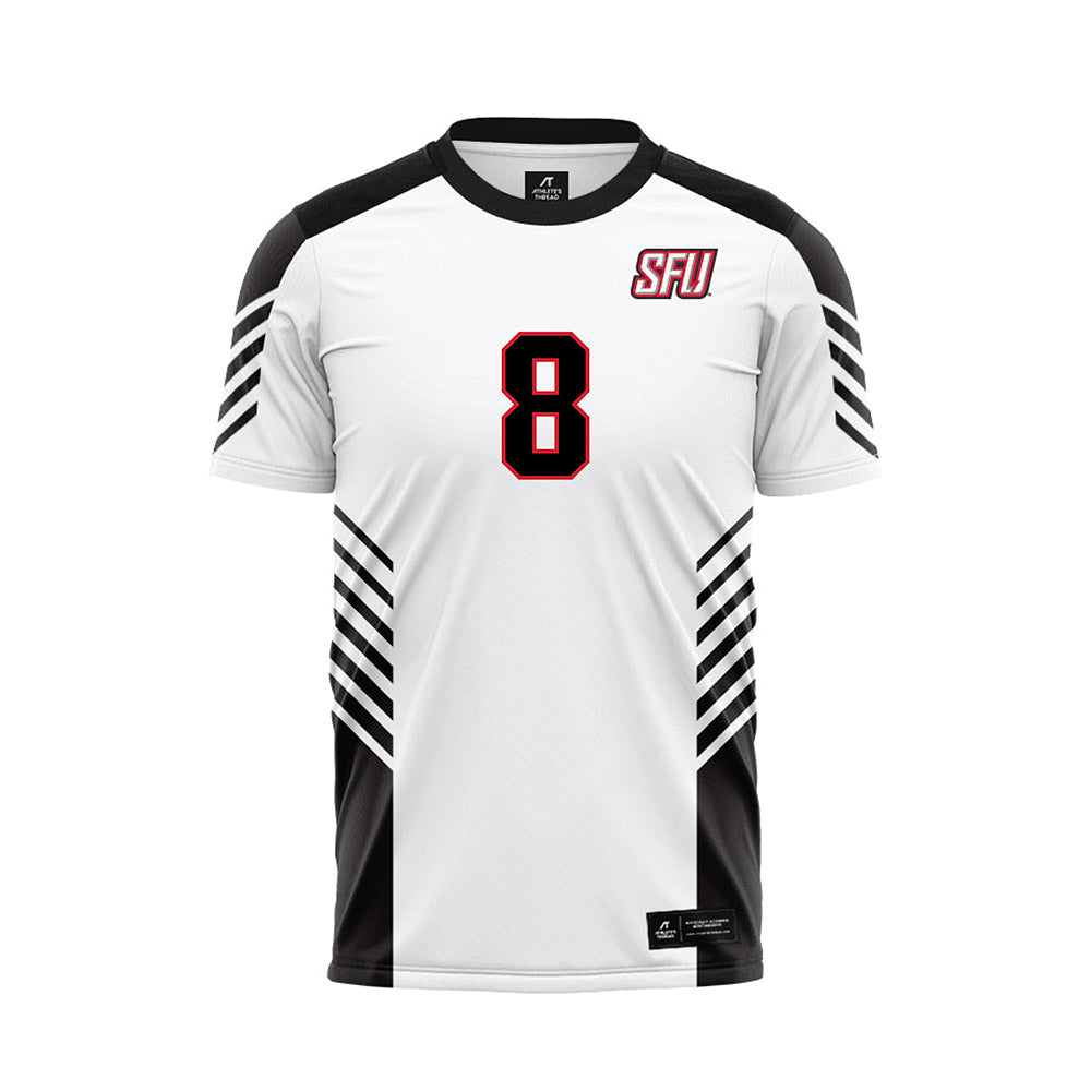 St. Francis - NCAA Men's Soccer : Alvaro Planas - White Soccer Jersey-0
