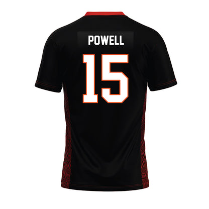 Oklahoma State - NCAA Football : Kameron Powell - Black Premium Football Jersey-1