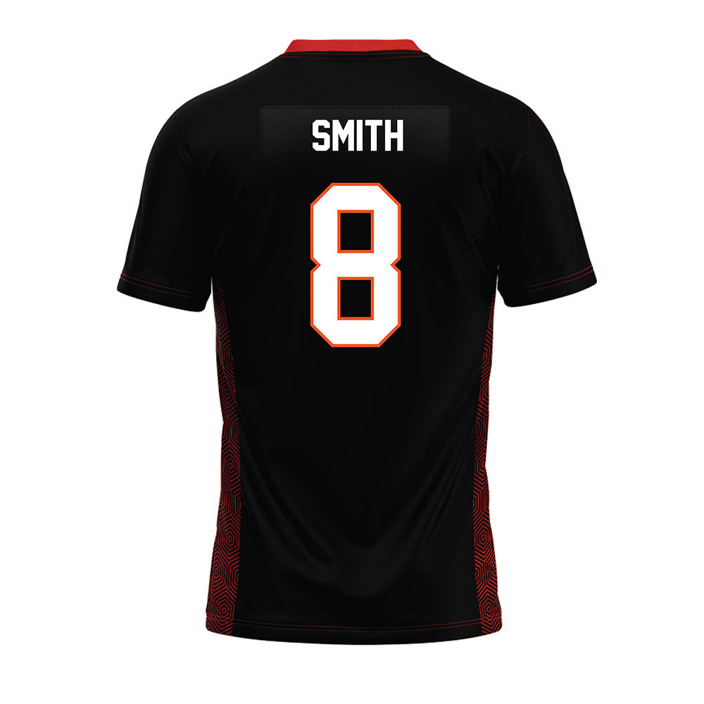 Oklahoma State - NCAA Football : Maealiuaki Smith - Black Premium Football Jersey