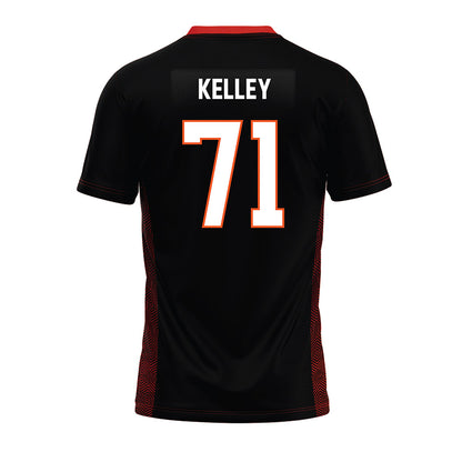 Oklahoma State - NCAA Football : Aden Kelley - Black Premium Football Jersey