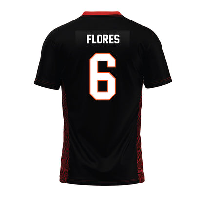 Oklahoma State - NCAA Football : Zane Flores - Black Premium Football Jersey