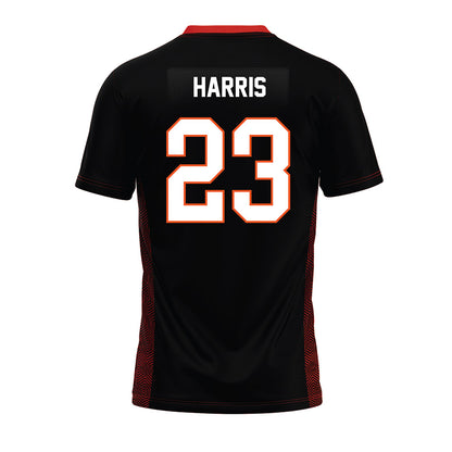 Oklahoma State - NCAA Football : Kenneth Harris - Black Premium Football Jersey