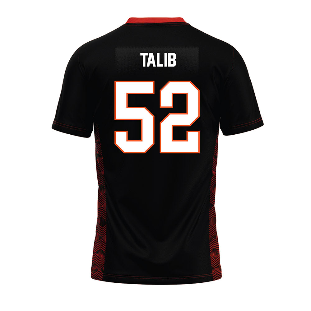 Oklahoma State - NCAA Football : Yamil Talib - Black Premium Football Jersey