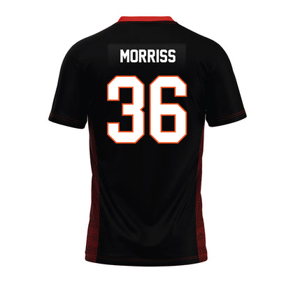 Oklahoma State - NCAA Football : Colin Morriss - Black Premium Football Jersey