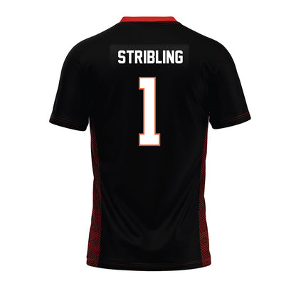 Oklahoma State - NCAA Football : De'zhaun Stribling - Black Premium Football Jersey