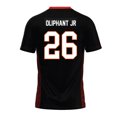 Oklahoma State - NCAA Football : Jacobi Oliphant jr - Black Premium Football Jersey