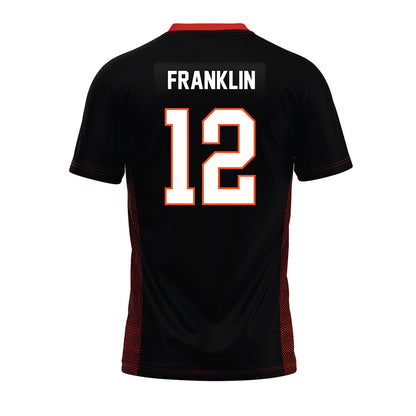 Oklahoma State - NCAA Football : Kamryn Franklin - Black Premium Football Jersey